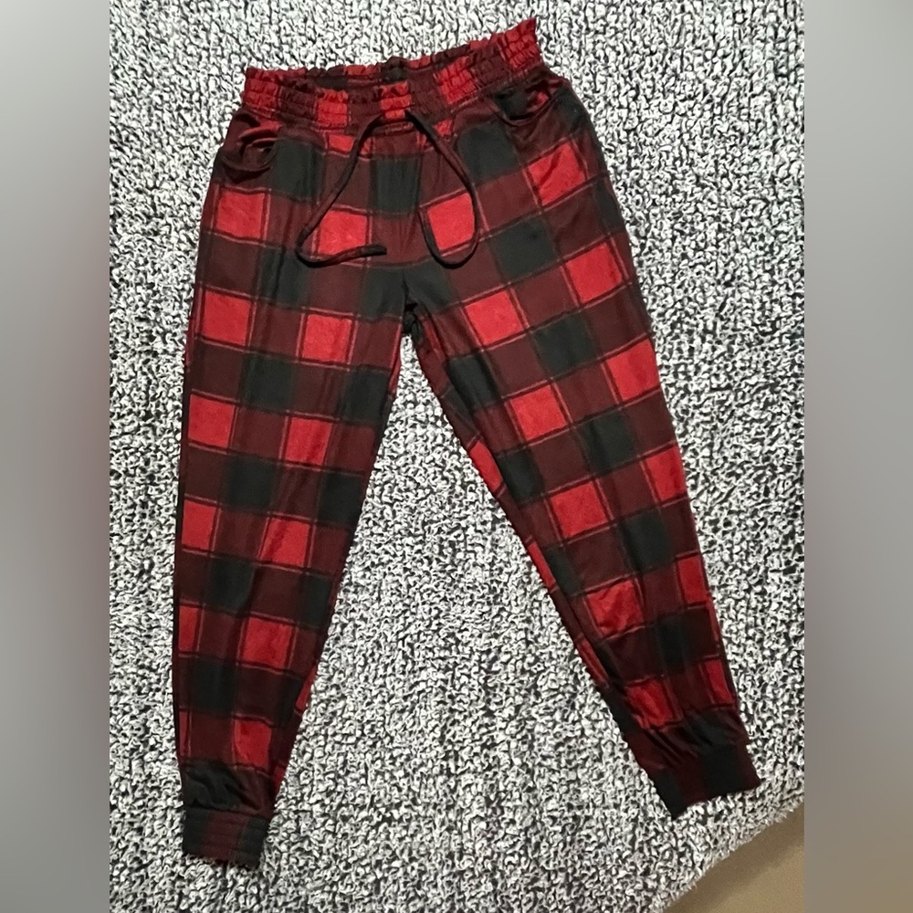 Maurices Women's New Plaid Lounge Pants - Picture 4 of 7